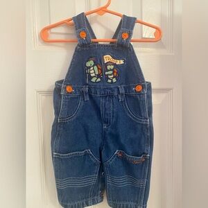 Denim Turtle Overalls